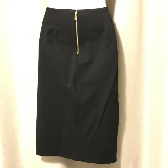 Ralph Lauren Classic Black Pencil Skirt with Back Zip Feature - Size S - Picture 2 of 9